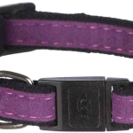 Obojek pro kočku reflexní, sametový 22-36 cm — Náhled 2 z 5