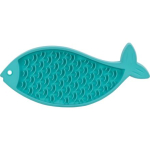 Lick’n'Snack RYBA - podložka k pomalému krmení, 28 cm, petrolejová — Náhled 1 z 2