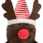 Vánoční plyšový míček Santa Claus/Sob/Sněhulák 18–29 cm — Náhled 4 z 6