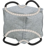 CityStyle kostka s lanem, 16 cm, recyklováno, tkanina/lano — Náhled 2 z 5