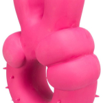Mír, latexová hračka se zvukem, 14 cm — Náhled 2 z 3