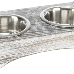 Sada nerez misek v dřevěném podstavci, 2x045l/12cm, 36x7x19cm, bílá — Náhled 2 z 6