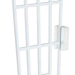 Ochranná mřížka do okna boční 62 x 16/7 cm bílá — Náhled 2 z 2