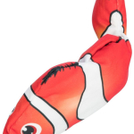Ryba "klaun" jako živá, mrskající se, s catnipem, látka, 26 cm (RP 0,90 Kč) — Náhled 2 z 4