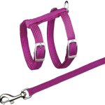 Postroj s vodítkem pro kočku jednobarevný 22-42cm/10mm 1,25m — Náhled 1 z 6