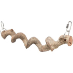 Přírodní závěsné "cikcak" bidýlko, 36 cm/ø 25 mm, dračí dřevo — Náhled 1 z 3