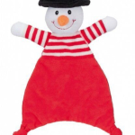 Vánoční plyšová šustící hračka SANTA, SOB, SNĚHULÁK 30 cm — Náhled 3 z 3