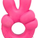 Mír, latexová hračka se zvukem, 14 cm — Náhled 1 z 3