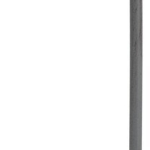 Venkovní pítko - miska na tyči, 1,800 ml/ø 35 cm, kov, šedá — Náhled 5 z 6