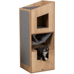 CityStyle škrabadlo TOWER pro kočky, 105 cm, hnědá/šedá — Náhled 4 z 6