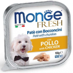 MONGE FRESH - paštika a kousky s em 100 g pro psy — Náhled 6 z 6