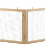 Vnitřní výběh pro zakrslé králíky, 60 - 240 x 50 cm, přírodní dřevo/kov — Náhled 2 z 6