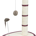 Škrábadlo válec 50cm+míč, myš+pružina na podestě 40x30cm — Náhled 3 z 6