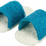 Set sandálů  - 2ks, hračka pro hlodavce. lufa 8cm — Náhled 1 z 2