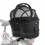 Přepravka na zadní nosič kola pro psa,kryt síťovina 29 x 48 x 42 cm (max. 6kg) — Náhled 1 z 6