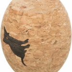 Korkový soudek s potiskem, hračka pro kočku, 4cm — Náhled 3 z 3