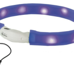 Nobby LED plochý svítící obojek pro psy žlutý — Náhled 5 z 6