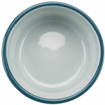 Set keramických misek v kovovém stojánku, 2 × 0.25 l/ø 13 cm, petrolejová/šedá — Náhled 3 z 6