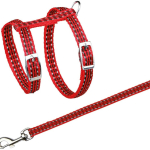 Reflexní postroj s vodítkem na kočku 22-42cm/10mm 1,2m — Náhled 3 z 4