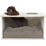 Box na norování pro králíky, 58 x 30 x 38 cm, dřevo/akryl — Náhled 3 z 4