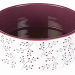 Keramická miska 0,8l/16 cm bílá s motivem rostlin/berry — Náhled 3 z 6