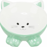 Keramická miska ergonomická 0.15 l/ø 14 cm, vyvýšená, tvar kočka — Náhled 1 z 6