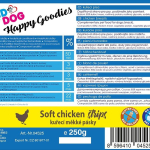 KIDDOG kuřecí měkké pásky 250 g — Náhled 2 z 2