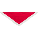 Xmas neckerchief - set 6 ks vánočních šátků, samet, 55cm/75cm, červená — Náhled 1 z 2