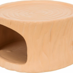 Keramický domek Tree Trunk - pařez, pro křečky,  11 x 6 x 10 cm, terakota — Náhled 2 z 2