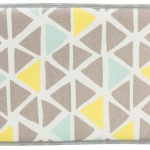 SUNNY plyšová podložka k ležení,  37 x 24 cm, multicolor/šedá — Náhled 2 z 4