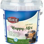 Soft Snack Happy MIX - kuře, jehněčí, losos, kyblík 500 g — Náhled 1 z 2