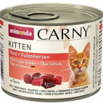 ANIMONDA konzerva CARNY Kitten - hovězí + krůtí srdce — Náhled 1 z 6