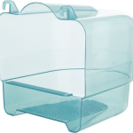 Plastová koupelna půlkruhová transparentní 15x16x17 cm — Náhled 1 z 6