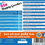 KIDDOG kachní uzlík, měkké masíčko 250 g — Náhled 2 z 2