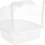 Plastová koupelna půlkruhová pro andulky 16x17x19 cm — Náhled 3 z 3