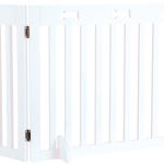Branka pro psy 4 díly 60-160 x 75 cm bílá — Náhled 3 z 6