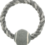 Bavlněný kruh s tenisovým míčem 6 cm / 18 cm - TRIXIE — Náhled 4 z 4