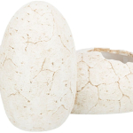 Jeskyně pro plazy, design vejce, polyesterová pryskyřice, 20x13x15cm — Náhled 2 z 3