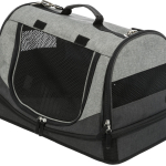 Transportní taška-pelíšek HOLLY 50x30x30 cm nylon,černo/šedá (max 15kg) — Náhled 3 z 6