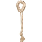 Přetahovací lano s kruhem, 32 cm, konopí/bavlna — Náhled 6 z 6
