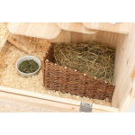 Rohový prvek z vrbového proutí (morče), šíře 30/20cm, výška 12-20 cm — Náhled 5 z 5