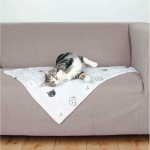 Plyšová deka MIMI 70 x 50 cm s kočičími hlavami — Náhled 1 z 4