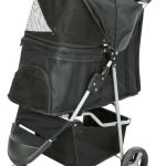 Kočárek s funkcí rychlého skládání 47x100x80cm, do 11kg, černý — Náhled 1 z 6