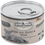 Landfleisch Cat Kitten Pastete hovězí, kuře, zvěřina — Náhled 2 z 6