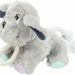 JUNIOR Dog, plyšový pes pro štěně, se zvukem a lanem, 24cm — Náhled 1 z 6