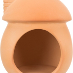 Keramický domek pro myši - hříbek,  ø 11 × 11 cm, terakota — Náhled 2 z 2