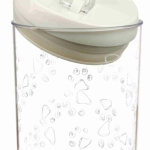 Plastový zásobník na krmivo a pamlsky 1,5 l / ø 12 × 17,5 cm transparentní — Náhled 3 z 3