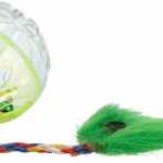 Míček chrastící s ocáskem 4 cm (2 ks) — Náhled 4 z 5
