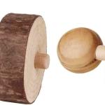 Dřevěné činky pro hlodavce 4,5x9 cm (2 ks) — Náhled 3 z 3