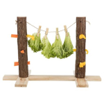 Krmný strom DUO pro králíky, 53 x 34 x 25 cm, dřevo s kůrou — Náhled 2 z 6